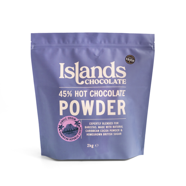 Islands. Hot Chocolate Powder 45% Cocoa - 2kg bag