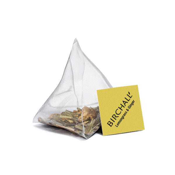BIRCHALL Lemongrass and Ginger - Box of 80 Prism Tea Bags