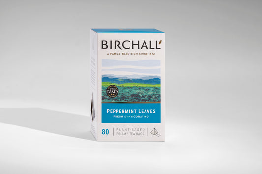 BIRCHALL Peppermint Leaves - Box of 80 Prism Bags